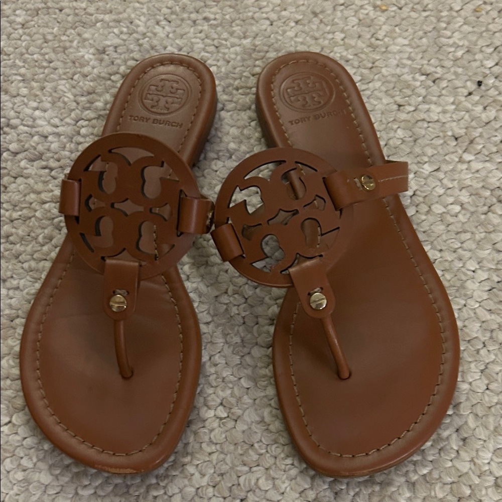 Tory Burch Tan Leather Sandals women’s 8.5